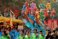 沙湾飘色的艺术特点是什么