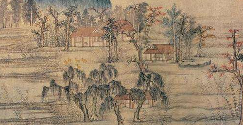 《文氏外孙入村收麦》