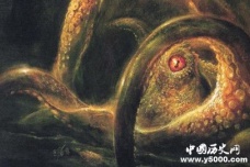 北海巨妖：北欧神话中一种传说长150米的巨型海怪