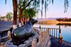 颐和园铜牛的历史经历