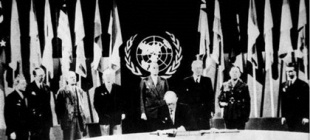 1945年10月24日：《联合国宪章》生效