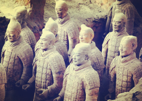 兵马俑的制作工匠