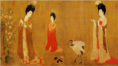 《簪花仕女图》