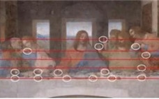 《最后的晚餐》中隐藏的乐谱