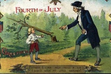 华盛顿砍倒樱桃树是真的吗