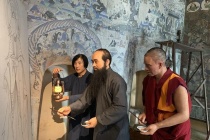 张大千用什么方法临摹敦煌壁画的