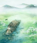 《行香子·树绕村庄​》