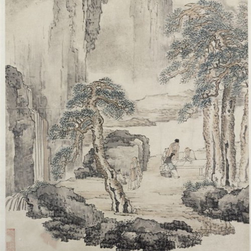 《商山四皓图》