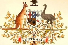 澳大利亚国徽是什么样的