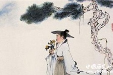 东晋名士陶渊明爱菊的故事