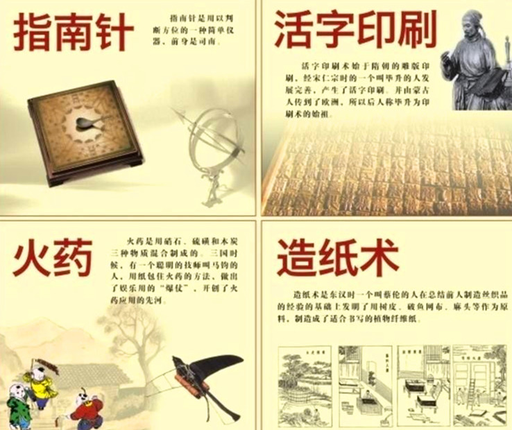 四大发明的发明者