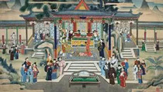 《郭子仪拜寿图》