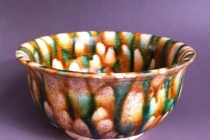 唐三彩釉光的甄别