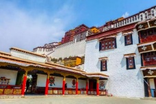 布达拉宫的主要景观