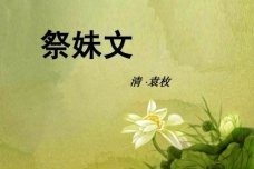 《祭妹文》原文及译文