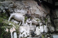 大足宝顶石刻石像分布和特点