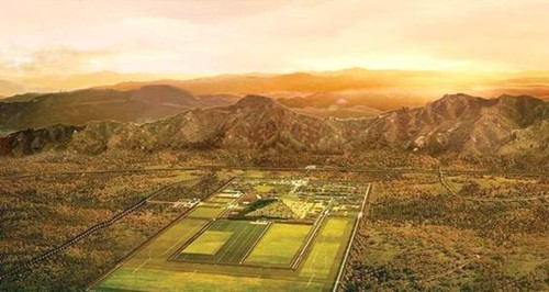 《途经秦始皇墓》