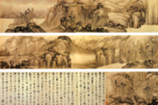 《溪山无尽图》画作内容介绍
