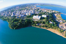 达尔文市在澳洲的位置