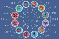 二十四节气和十二星座的对应