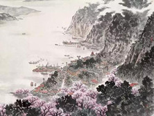 《雨中登岳阳楼望君山》