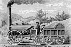 史蒂芬孙发明蒸汽机车的故事