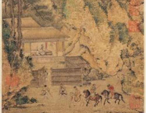 《隋董展三顾草庐图》