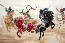 三英战吕布的故事