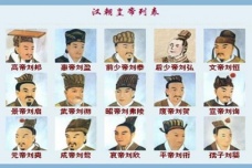 从刘邦开始的西汉皇帝顺序列表