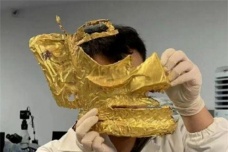 三星堆黄金面具诉说欧亚大陆的文化交流