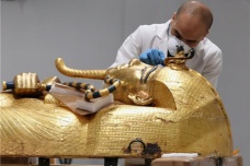 图坦卡蒙头上有伤口是真的吗