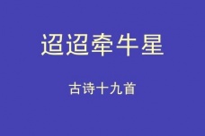 《迢迢牵牛星》译文及赏析