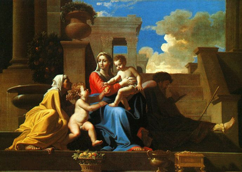 《台阶上的圣母》