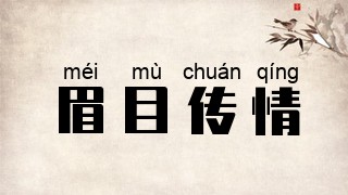 眉目传情