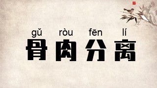 骨肉分离