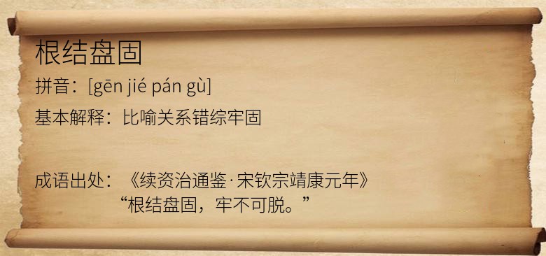 根结盘固