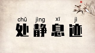 处静息迹