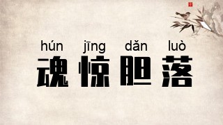 魂惊胆落