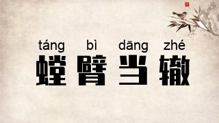 螳臂当辙