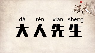 大人先生