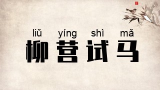 柳营试马