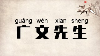 广文先生
