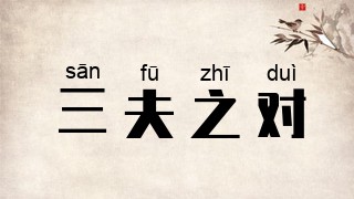 三夫之对