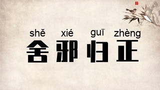 舍邪归正