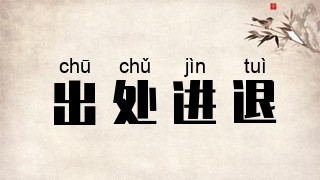 出处进退