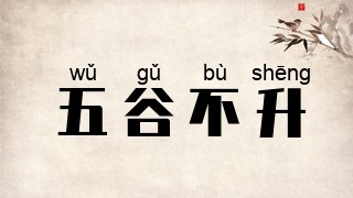 五谷不升