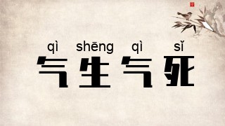 气生气死