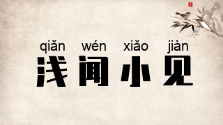 浅闻小见