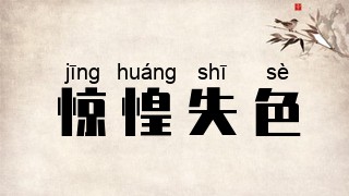 惊惶失色