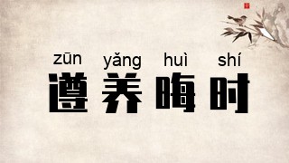 遵养晦时